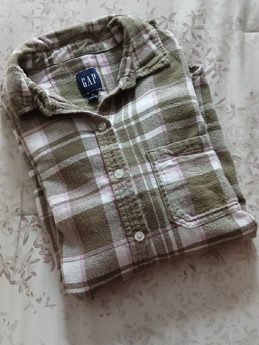GAP Womens  Flannel Shirt Size XS